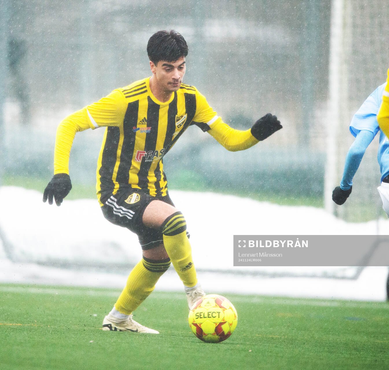 IFK Hässleholms Qusay Ahmad i matchen för U19 mellan IFK