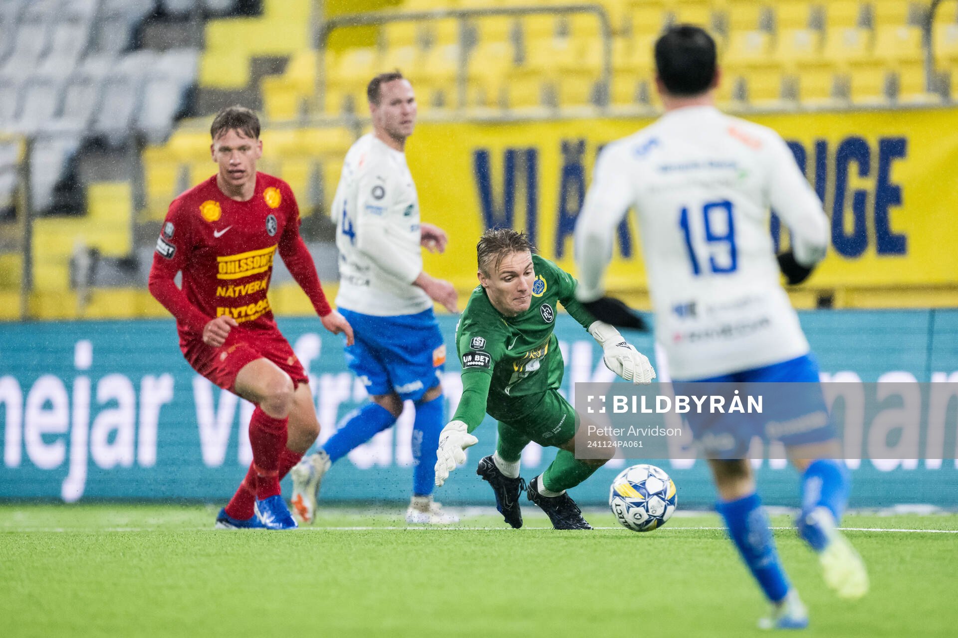 Landskronas målvakt Svante Hildeman