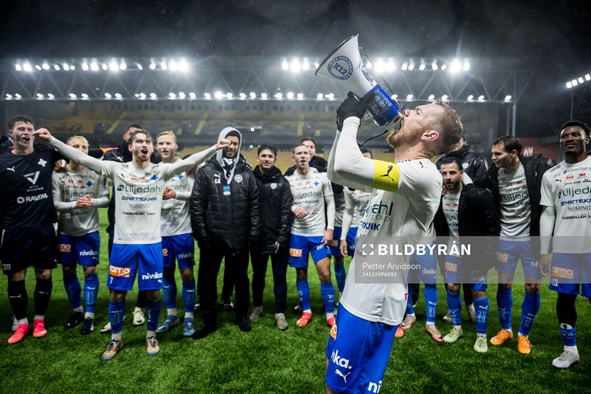 Värnamos Freddy Winsth jublar