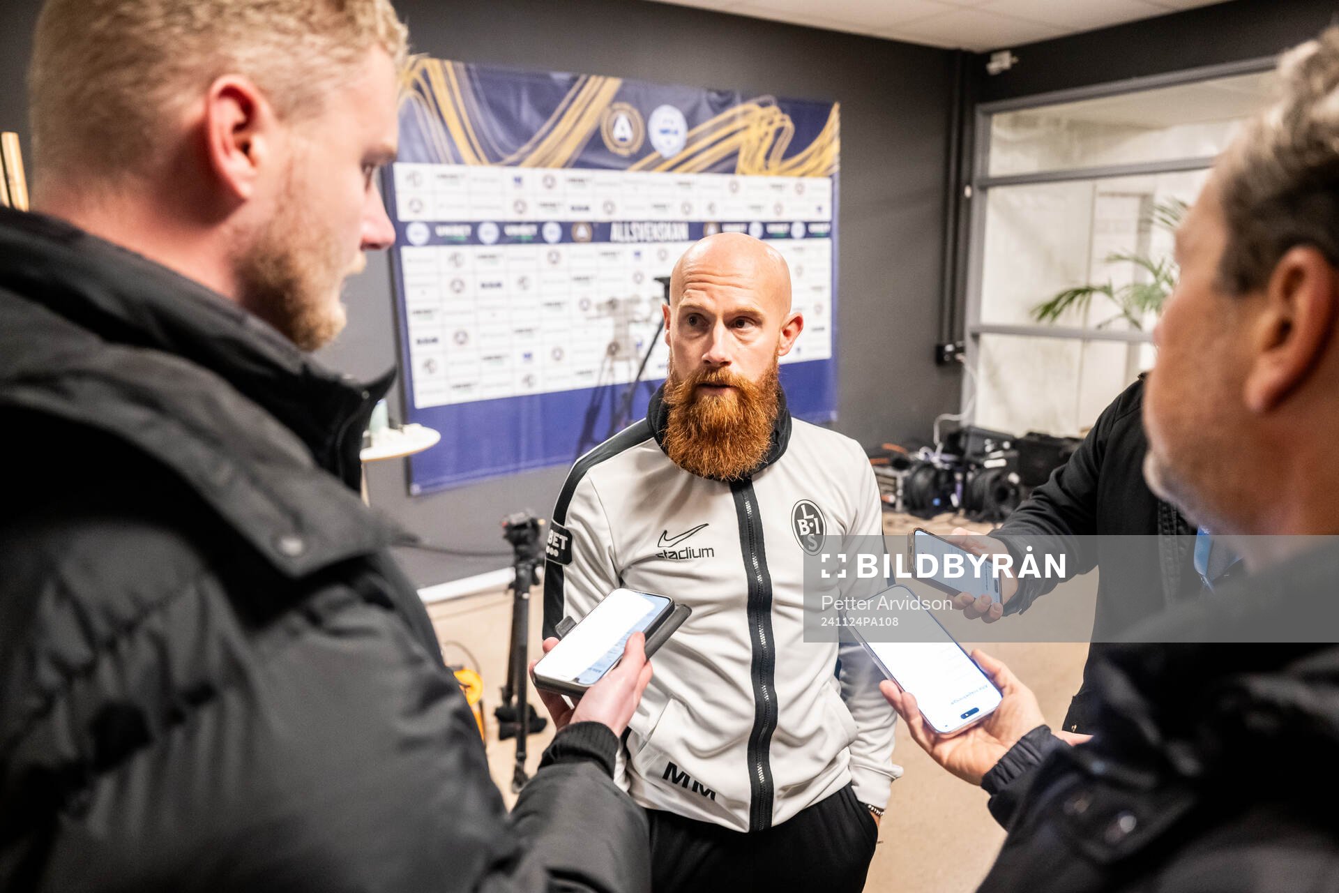 Landskronas tränare Max Mölder
