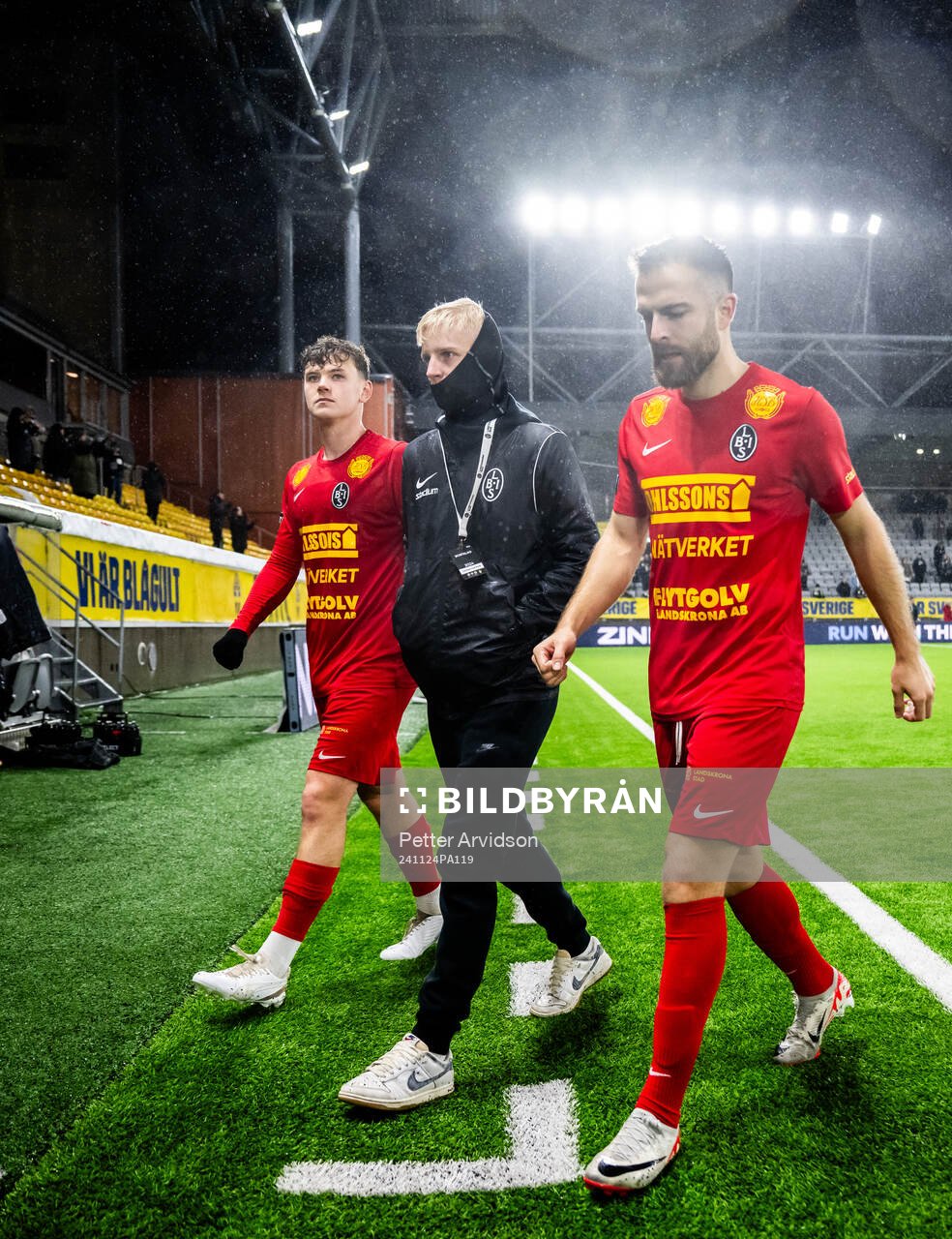 Landskronas Max Nilsson, Emil Lindman och Filip Sachpekidis