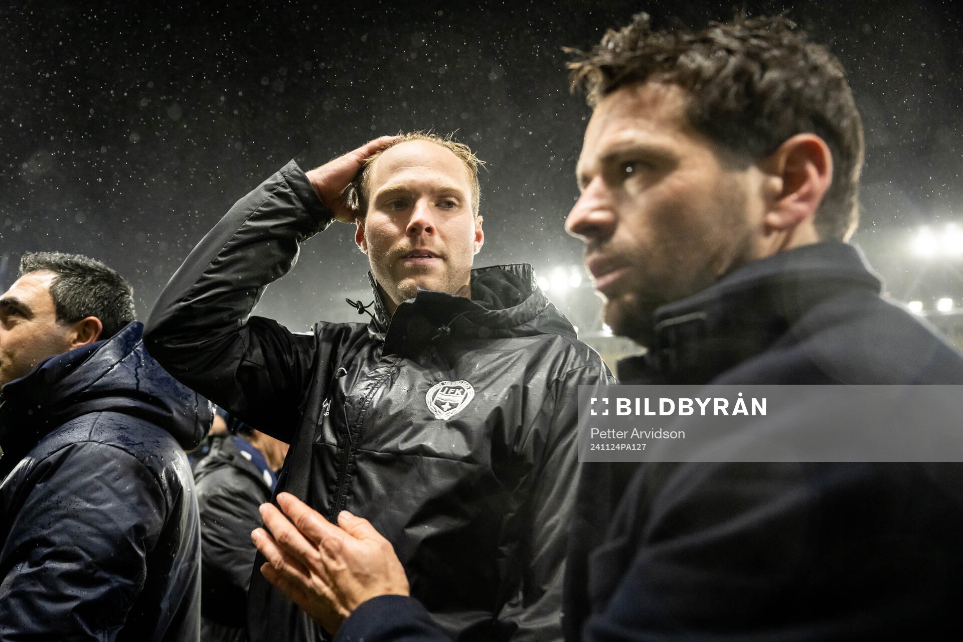 Värnamos Gustav Engvall och tränare Ferran Sibila