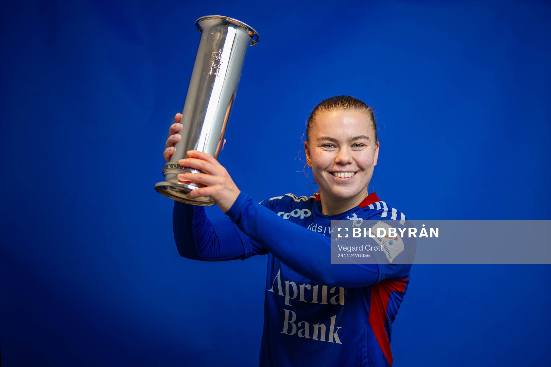 Olaug Tvedten of Vålerenga poses for a portrait with the
