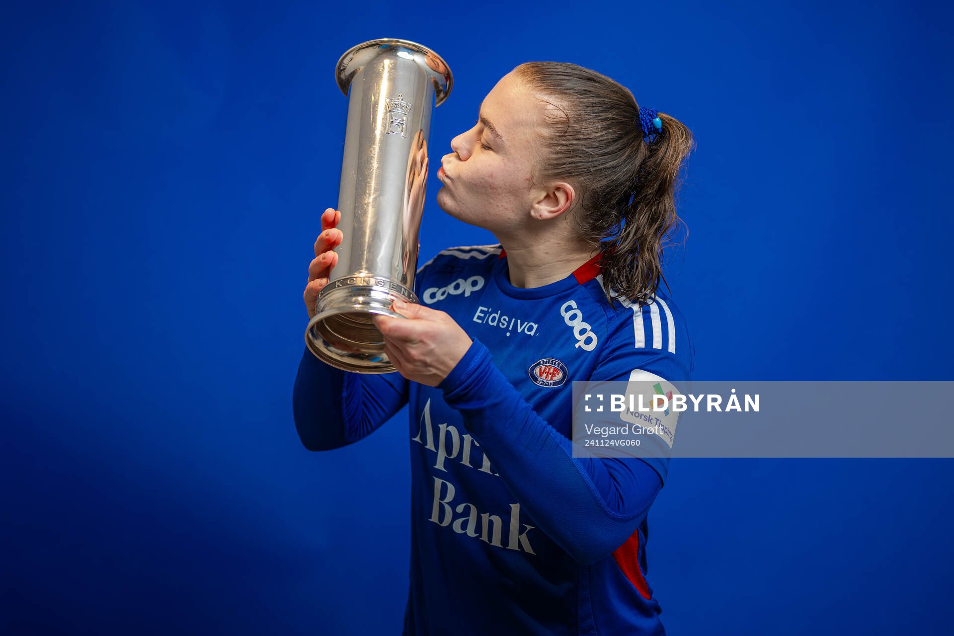 Olaug Tvedten of Vålerenga poses for a portrait with the