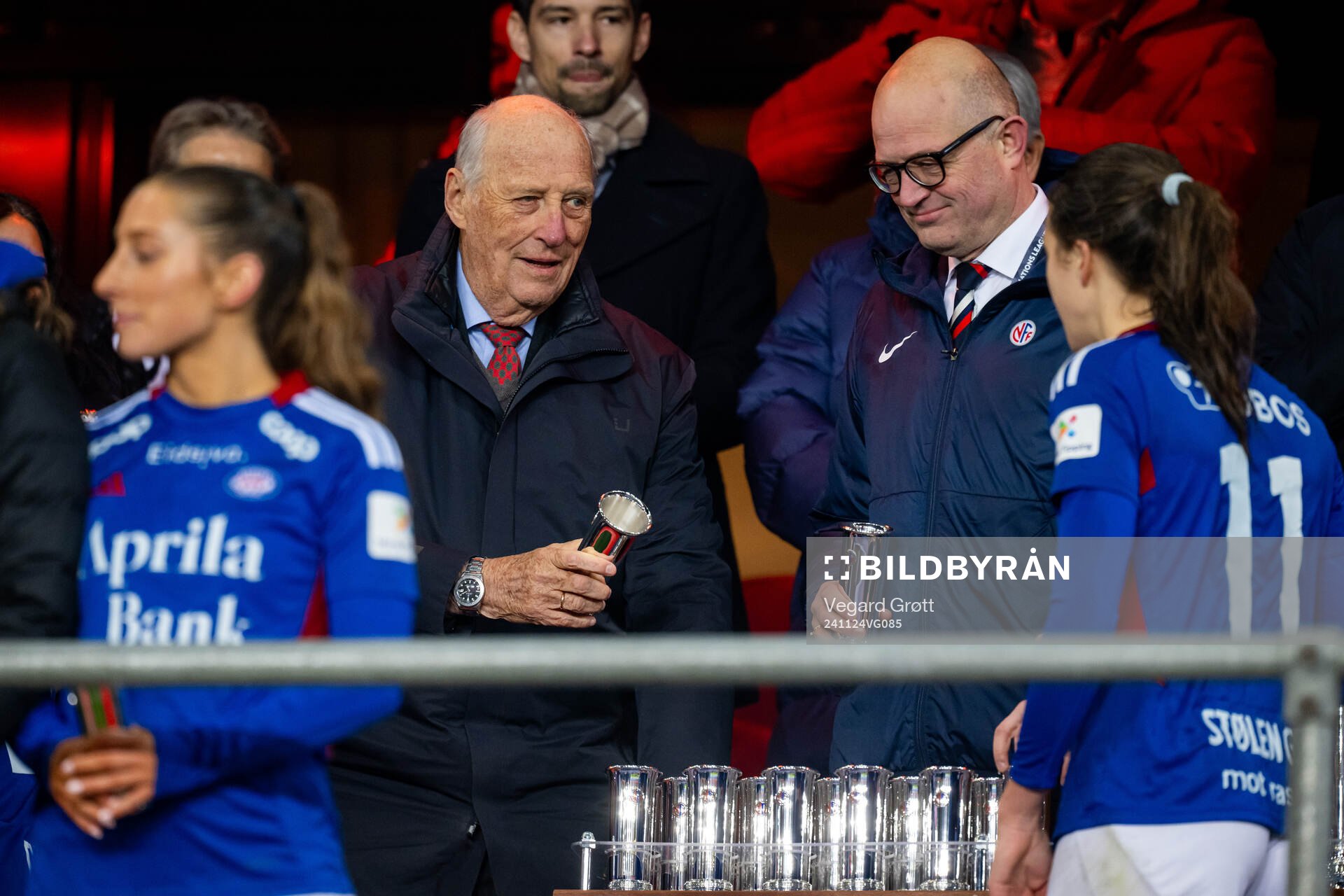 H.M. King Harald V of Norway and Karl-Petter Løken,