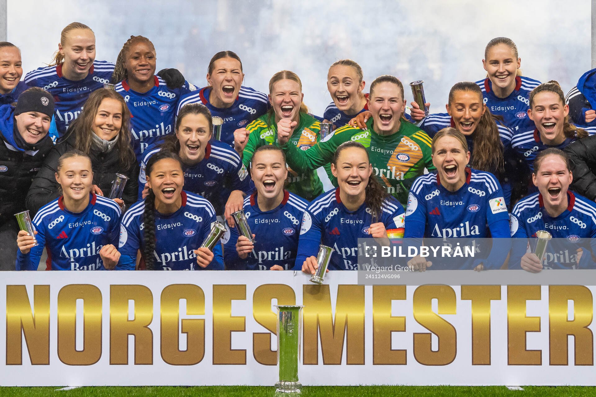 Sara Hørte, Mawa Sesay, Ylinn Tennebø, Emma Stølen