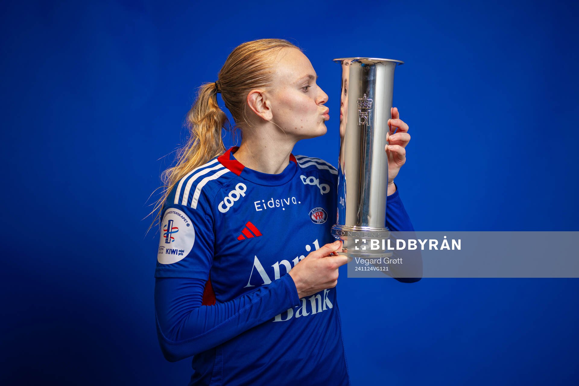 Karina Sævik of Vålerenga poses for a portrait with the