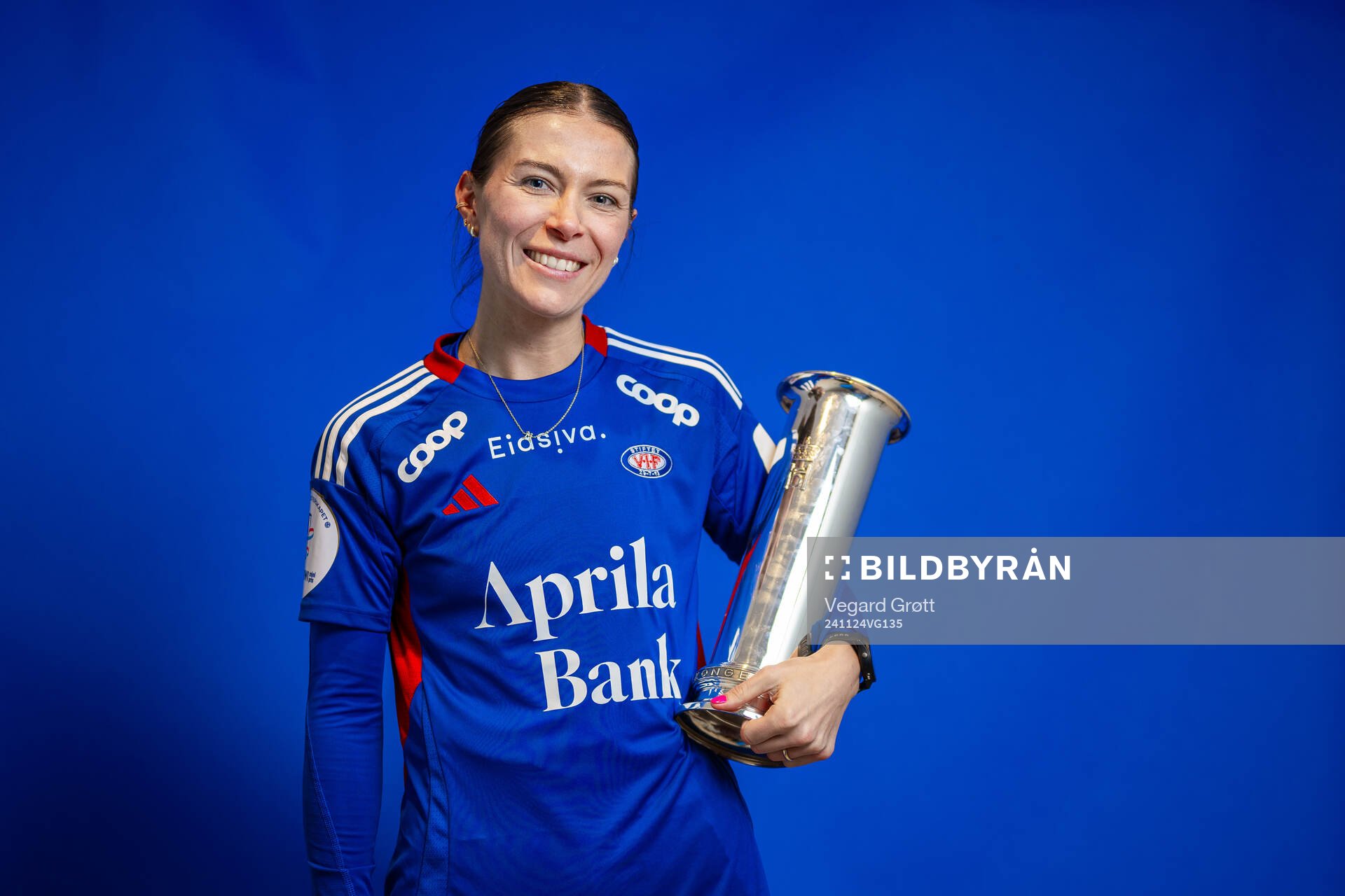 Mimmi Löfwenius Veum of Vålerenga poses for a portrait