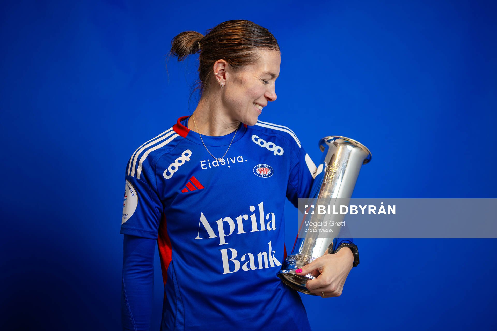 Mimmi Löfwenius Veum of Vålerenga poses for a portrait