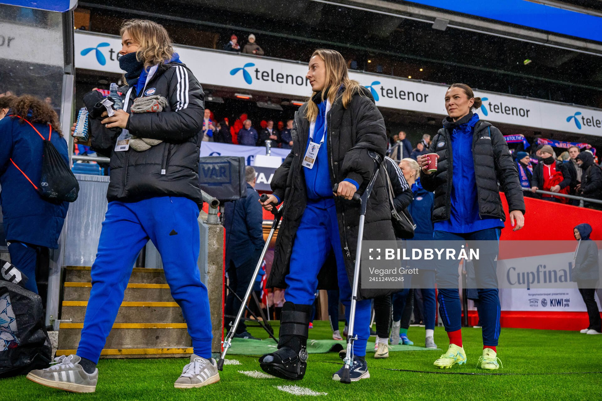 Stine Brekken and Mimmi Löfwenius Veum of Vålerenga