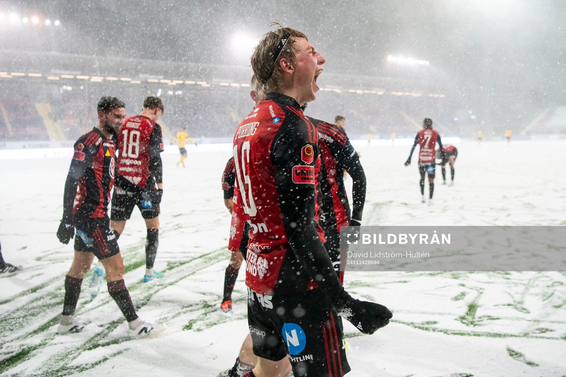 Östersunds Albin Sporrong jublar