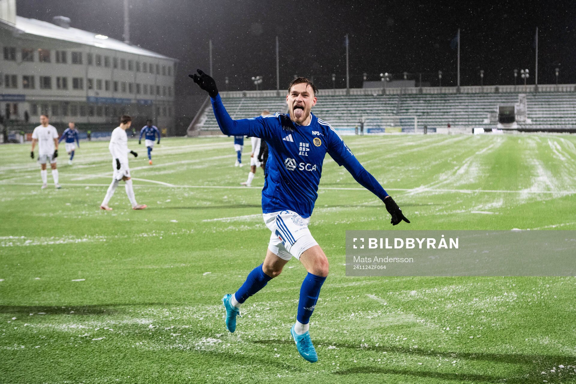 GIF Sundsvalls Ludvig Svanberg jublar