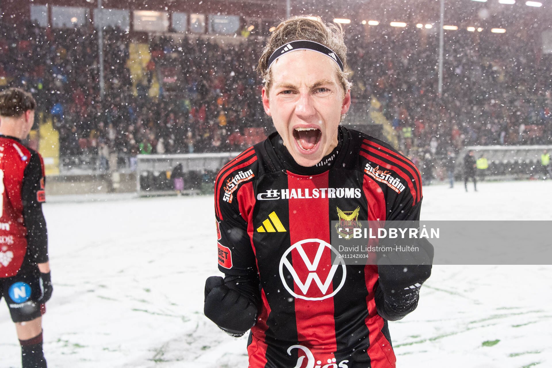 Östersunds Albin Sporrong jublar