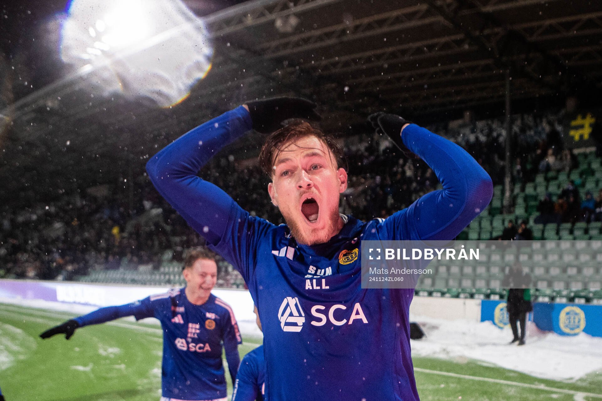 GIF Sundsvalls Ludvig Svanberg jublar