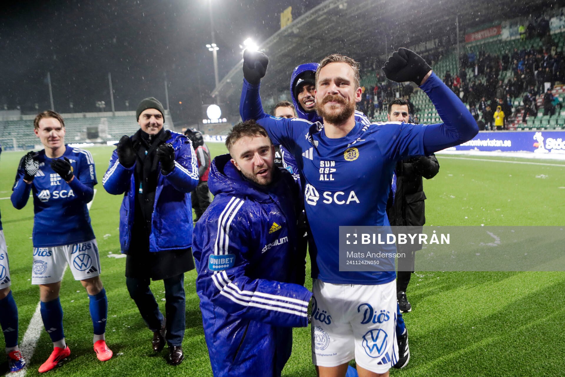 under fotbollsmatchen i kvalet till Superettan mellan GIF