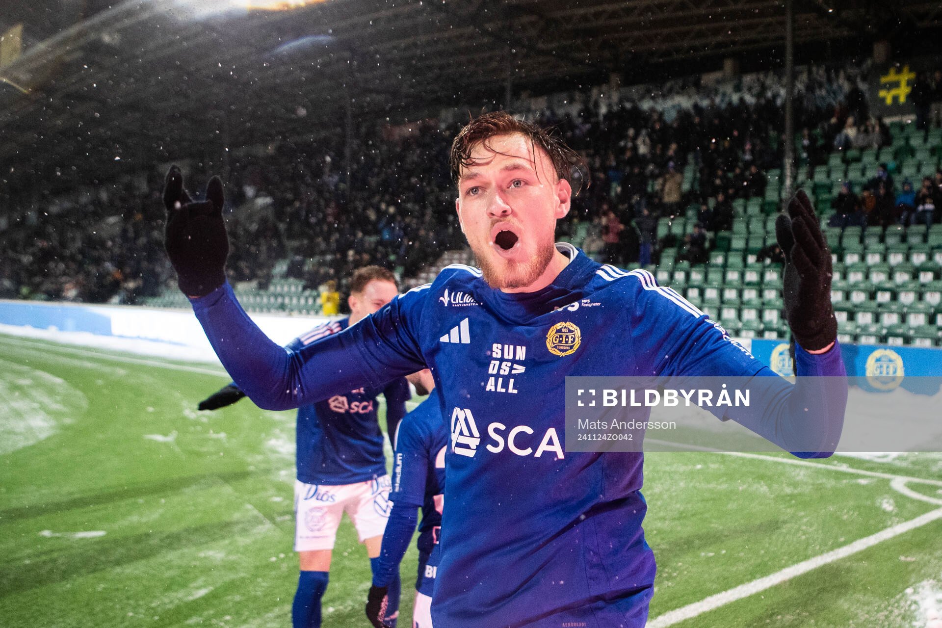 GIF Sundsvalls Ludvig Svanberg jublar