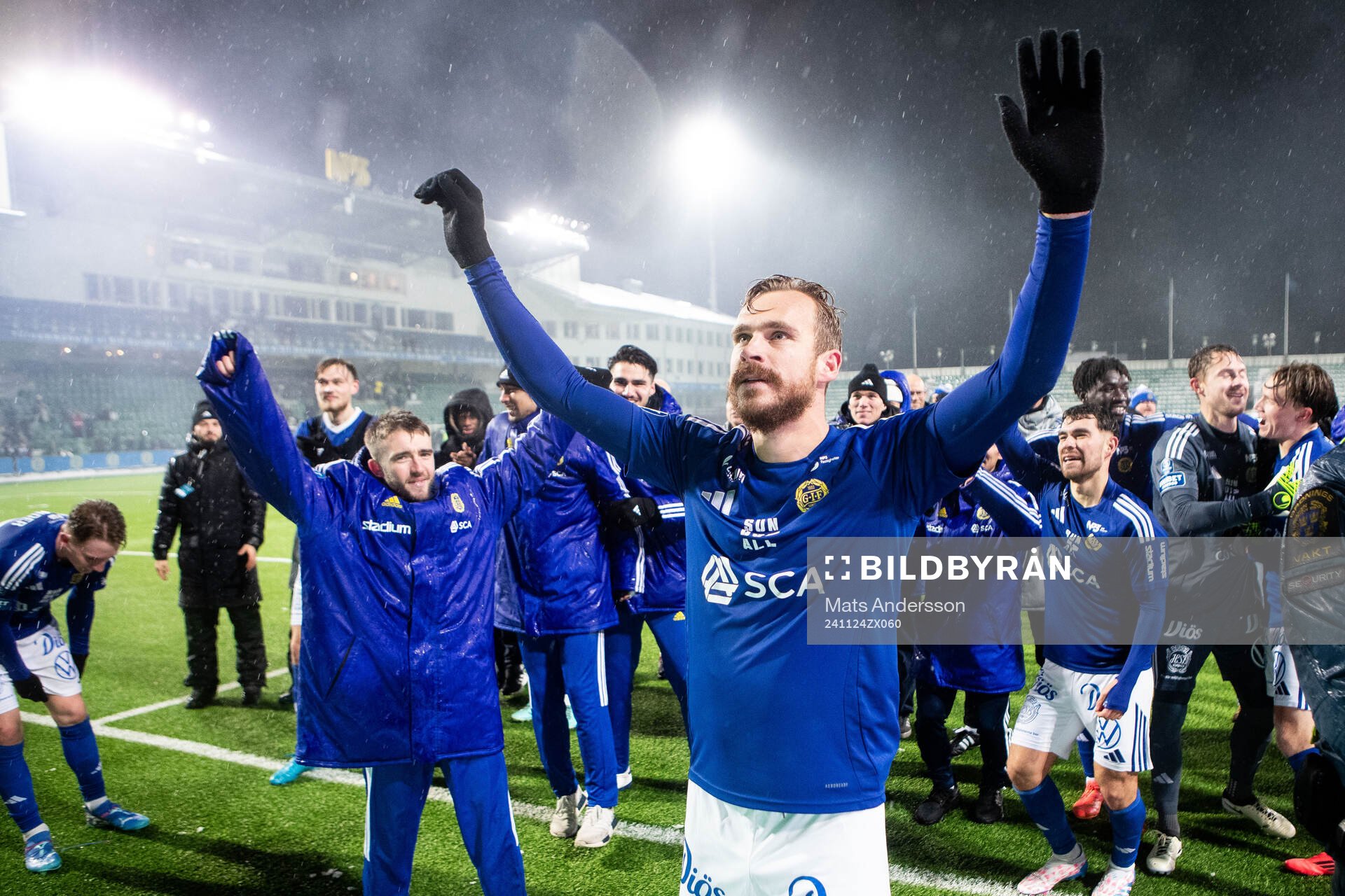 GIF Sundsvalls Pontus Engblom jublar