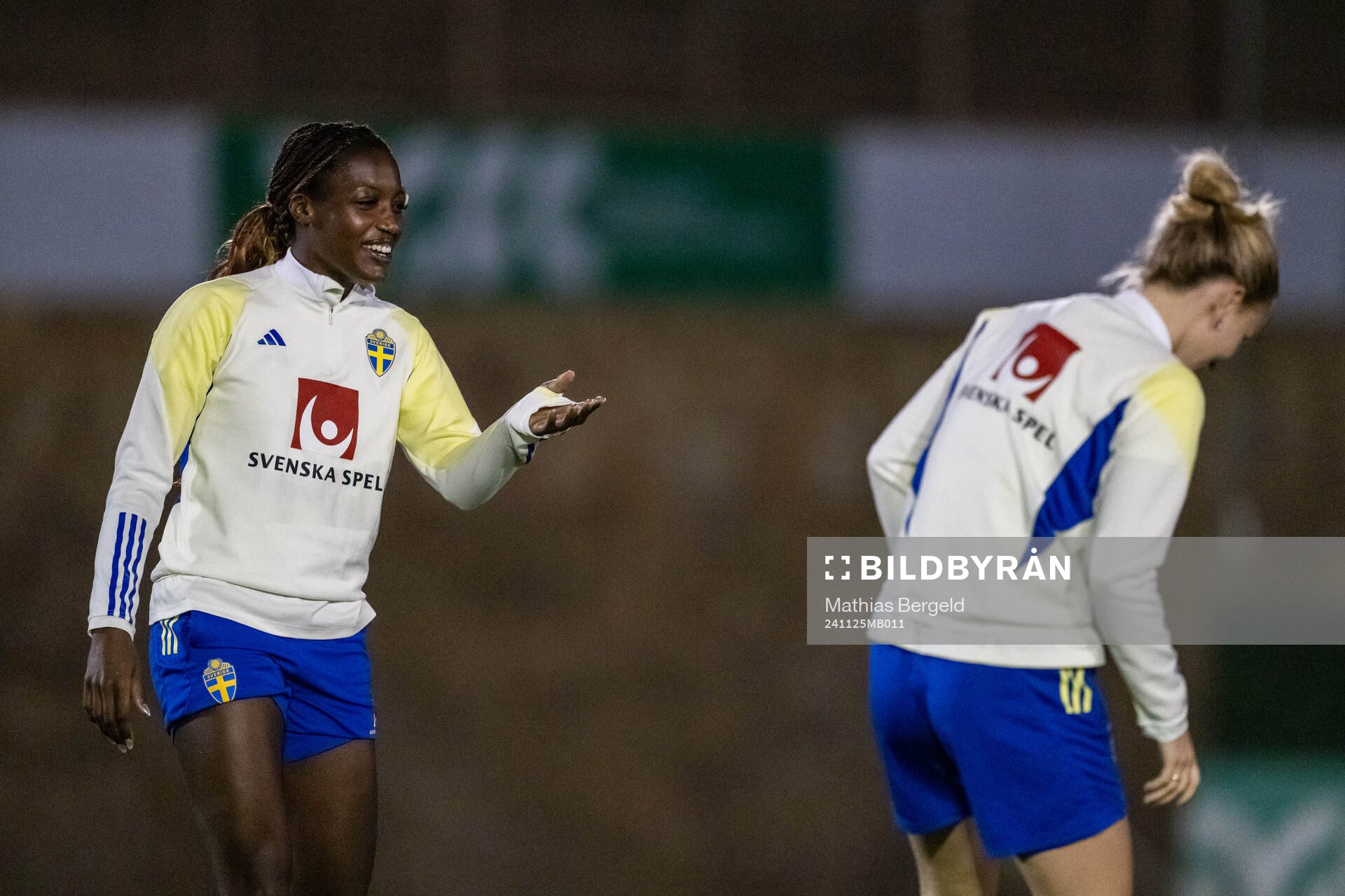 Evelyn Ijeh of the Swedish women's national football team