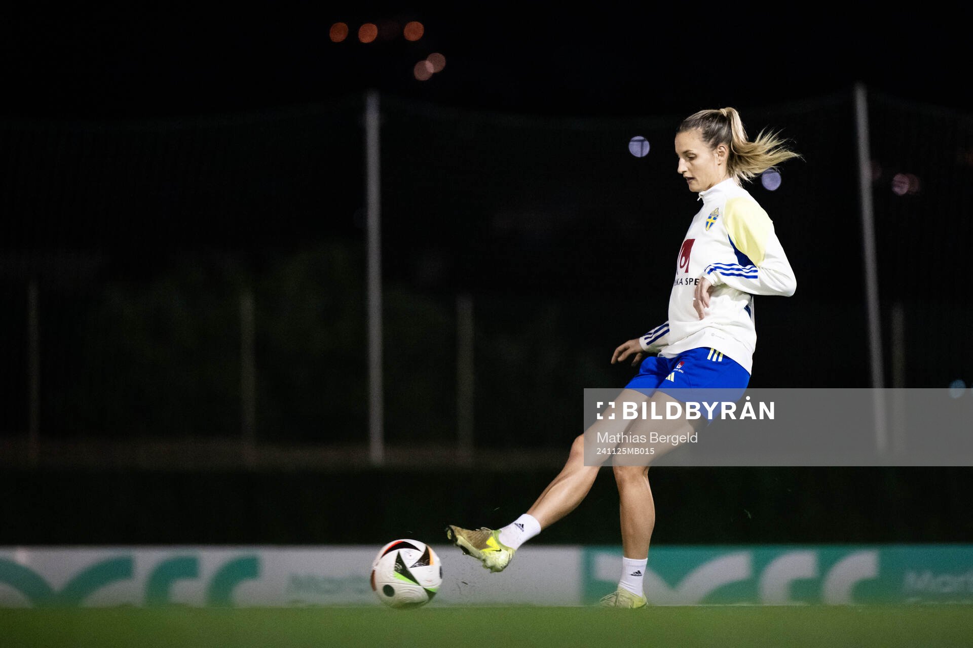 Nathalie Björn of the Swedish women's national football