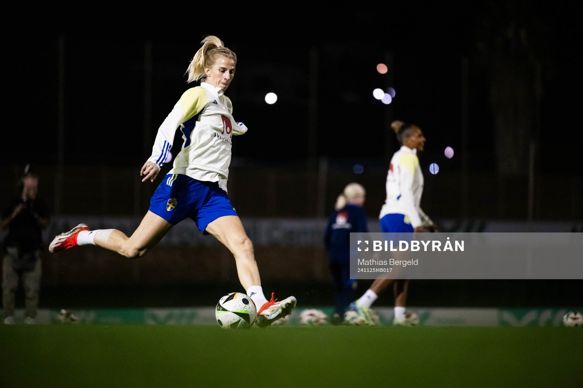 Sofia Jakobsson of the Swedish women's national football