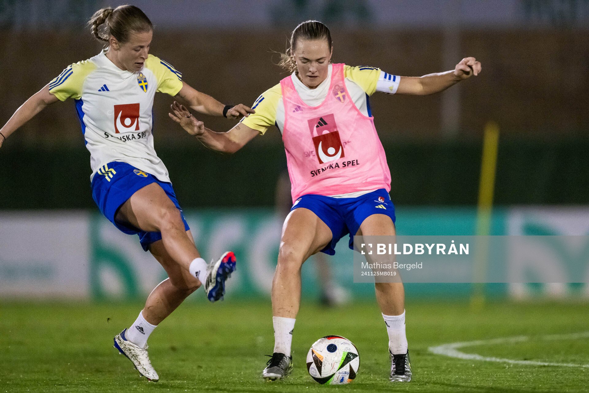 Anna Anvegård and Magdalena Eriksson of the Swedish