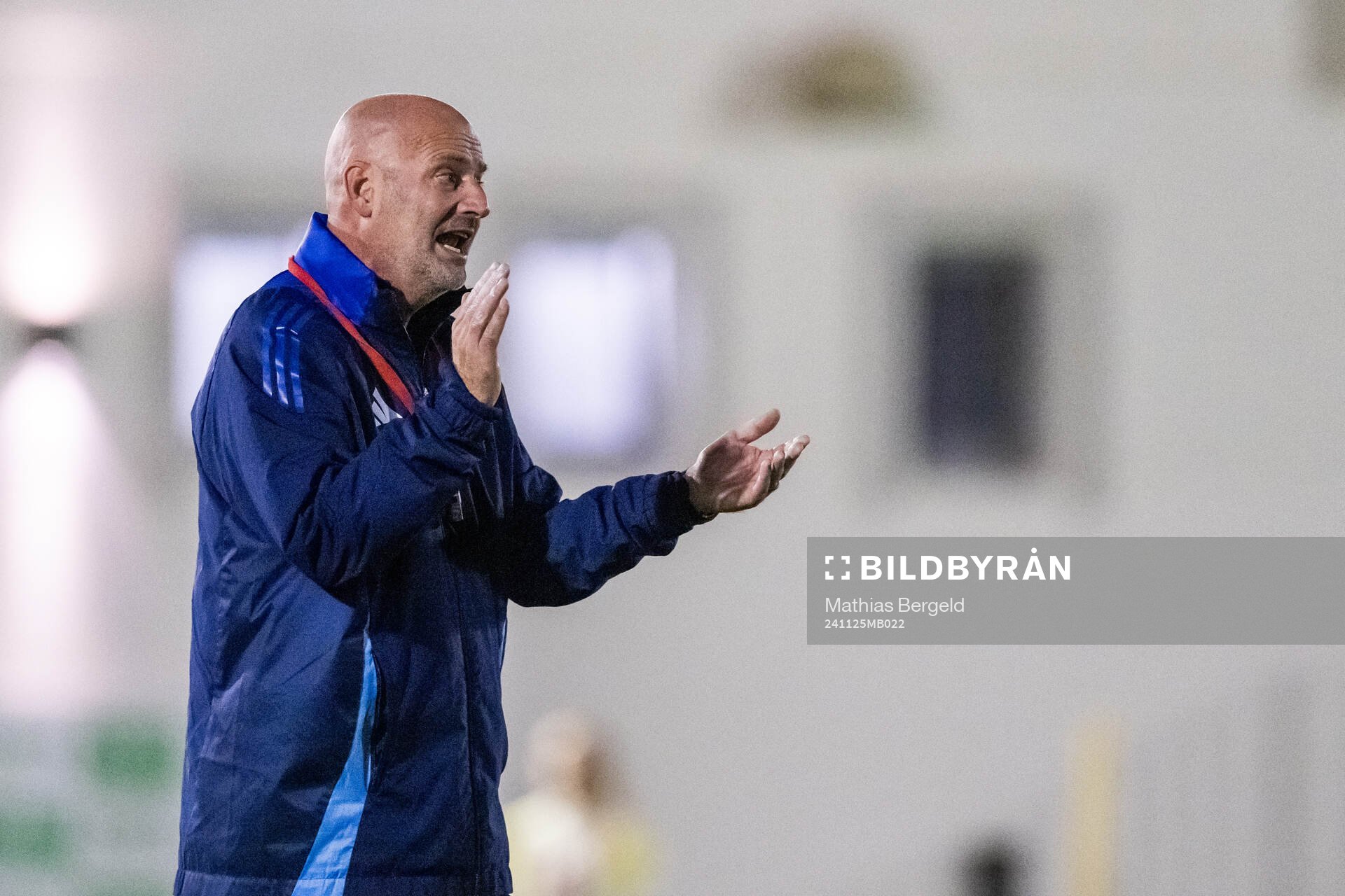 Assistant coach Magnus Wikman of the Swedish women's