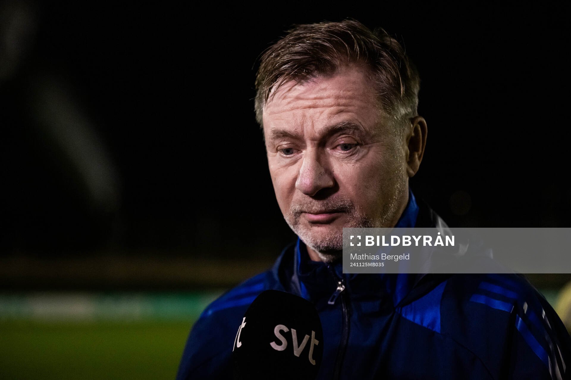 Head coach Peter Gerhardsson of the Swedish women's