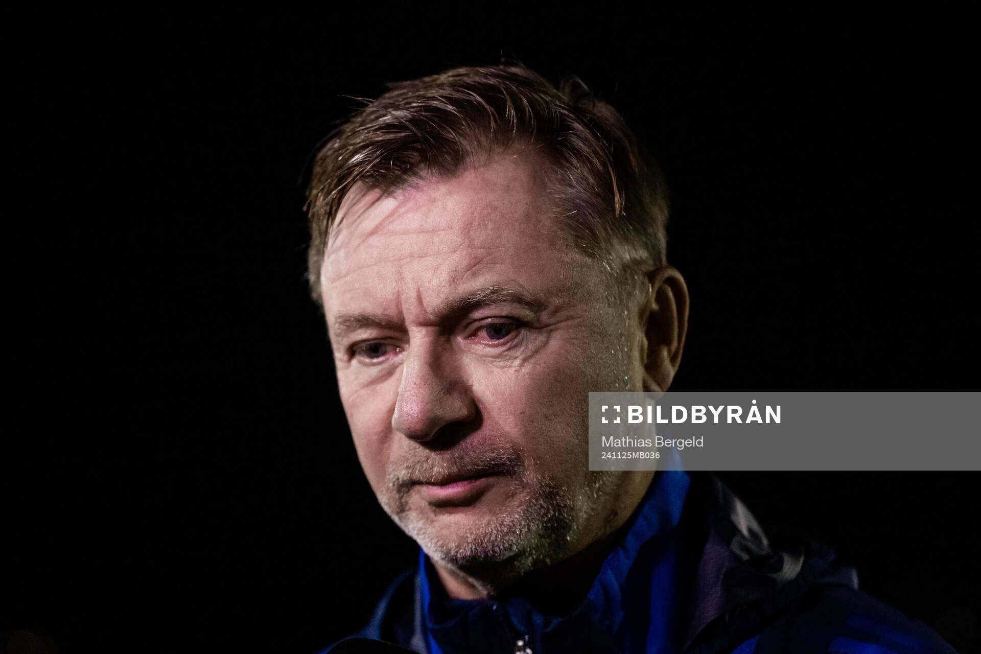 Head coach Peter Gerhardsson of the Swedish women's