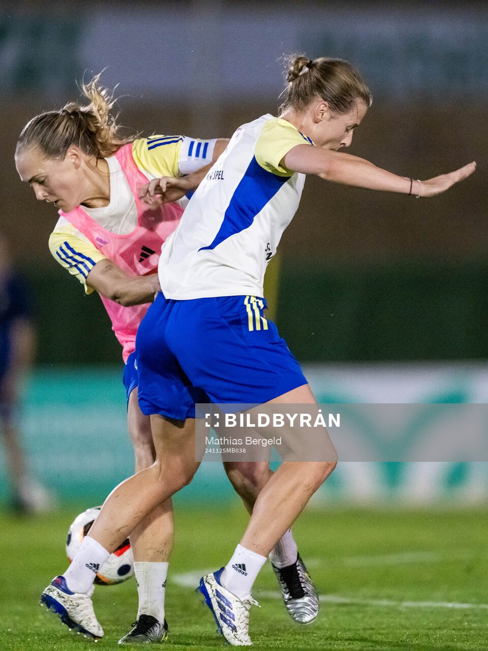 Magdalena Eriksson and Anna Anvegård of the Swedish