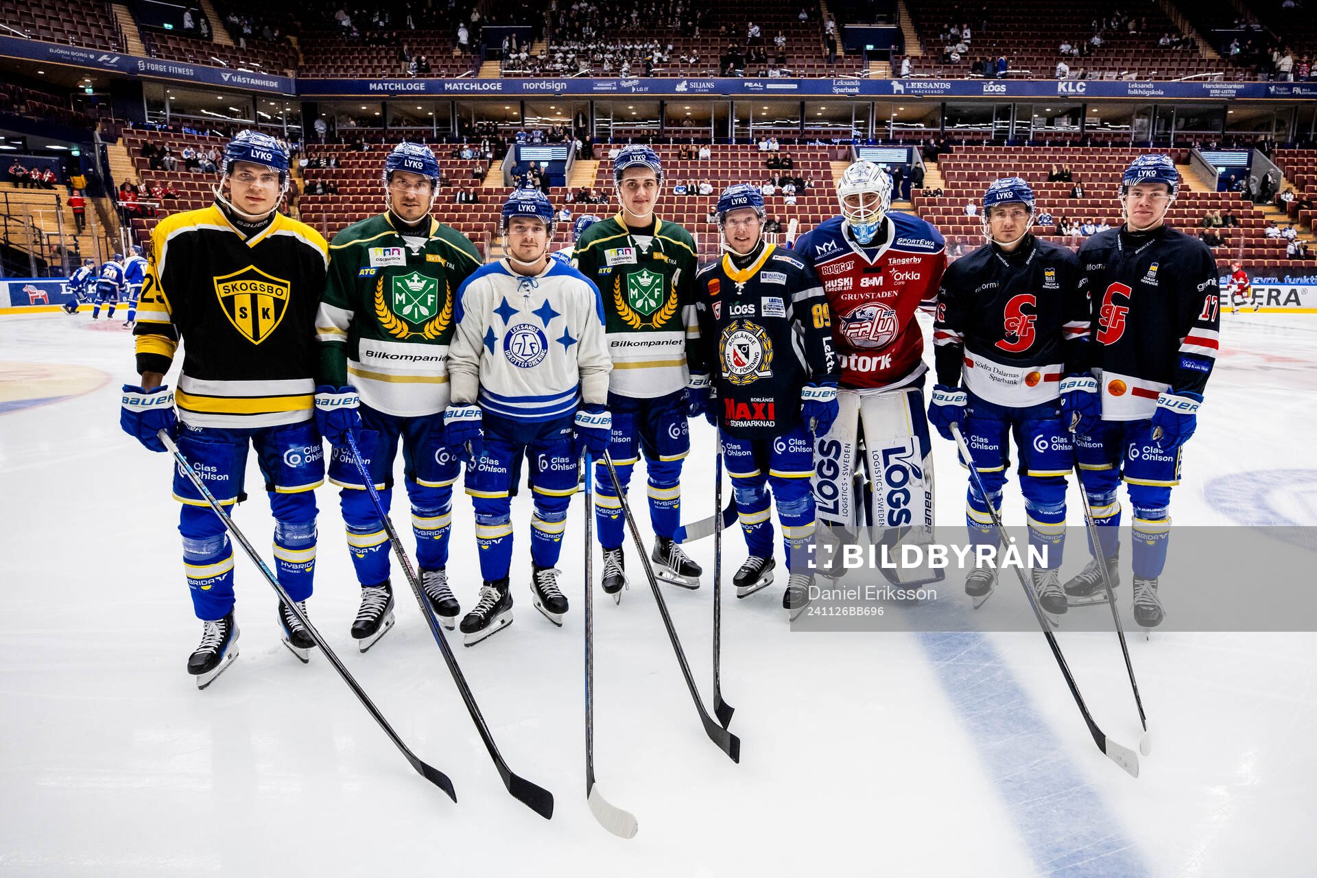 Leksands Alexander Lundqvist och Jon Knuts och Marcus