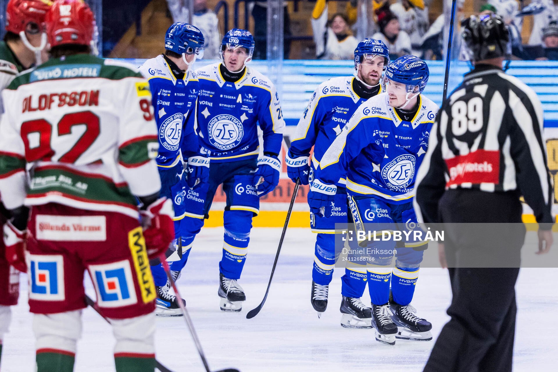 Leksands Marcus Karlberg jublar