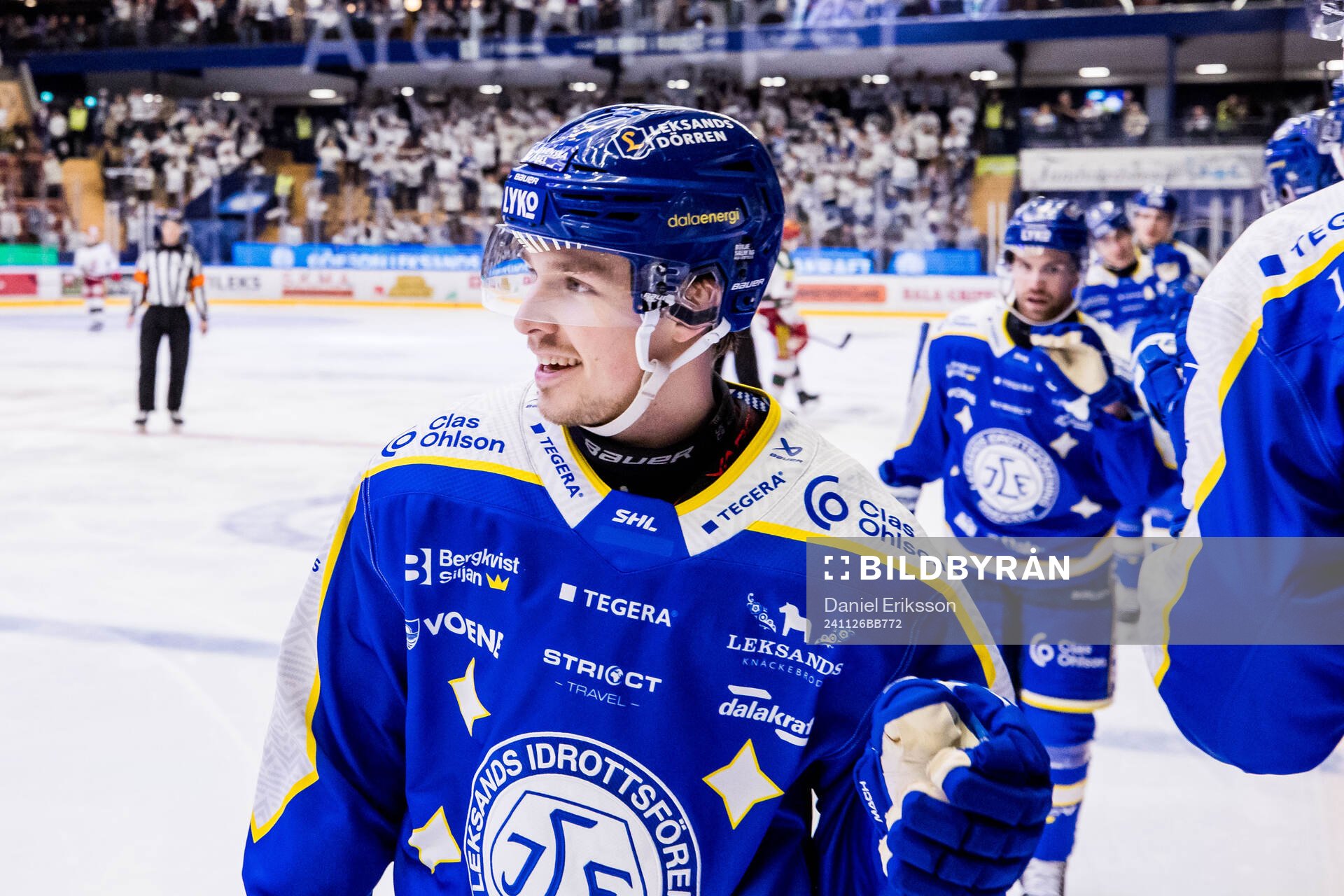 Leksands Marcus Karlberg jublar