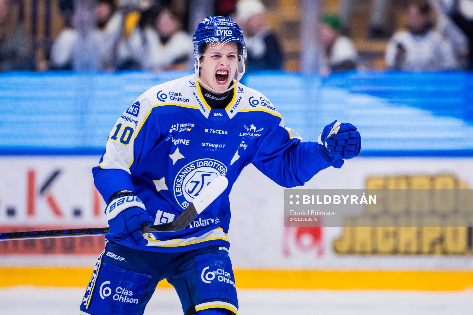 Leksands Anton Johansson jublar