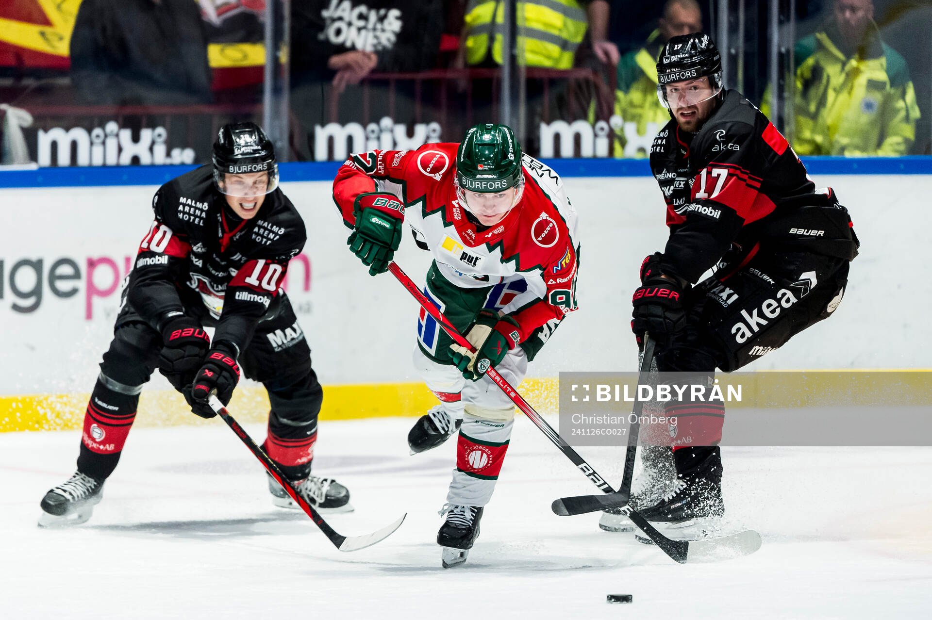Frölundas Christian Folin, Malmö Redhawks William von