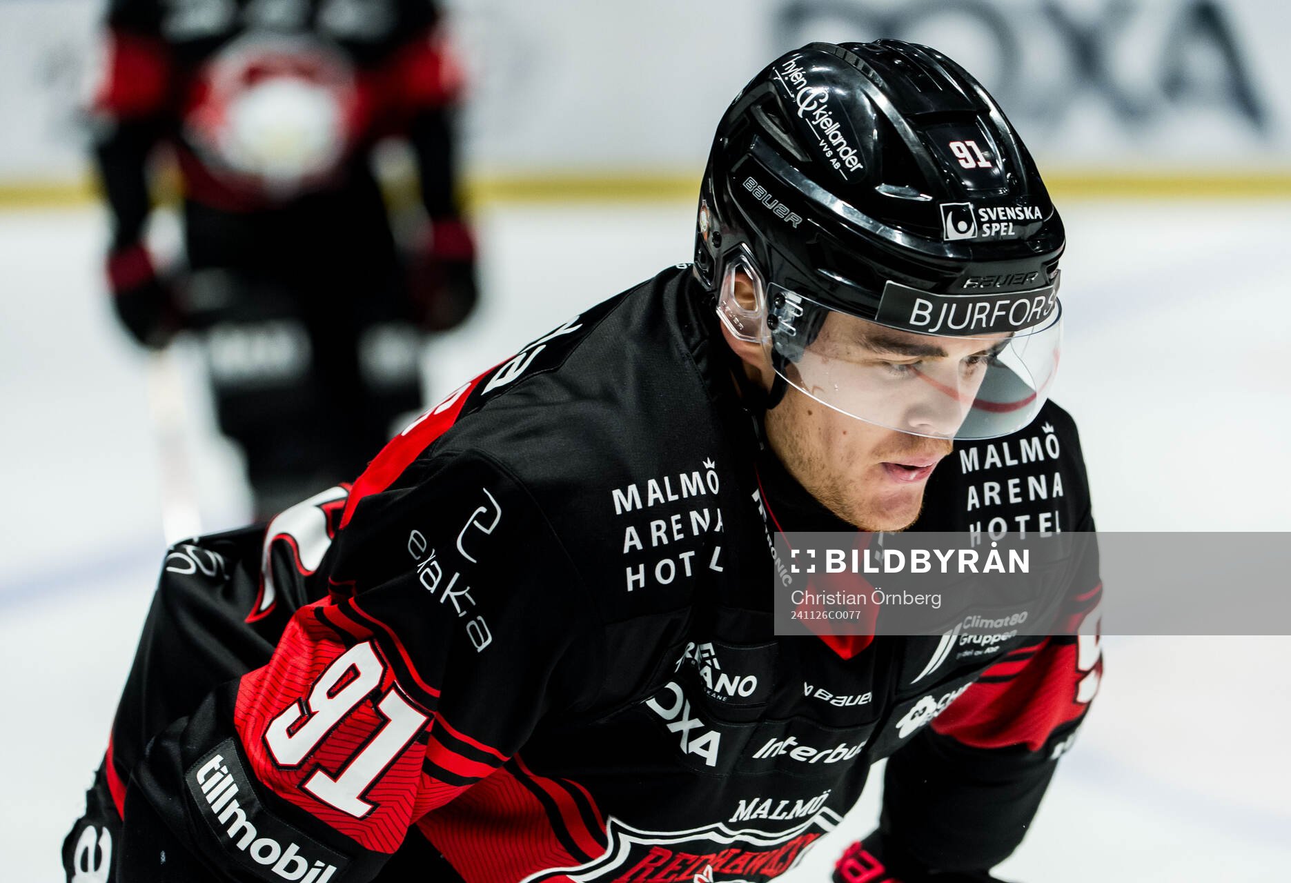 Malmö Redhawks Axel Sundberg deppar
