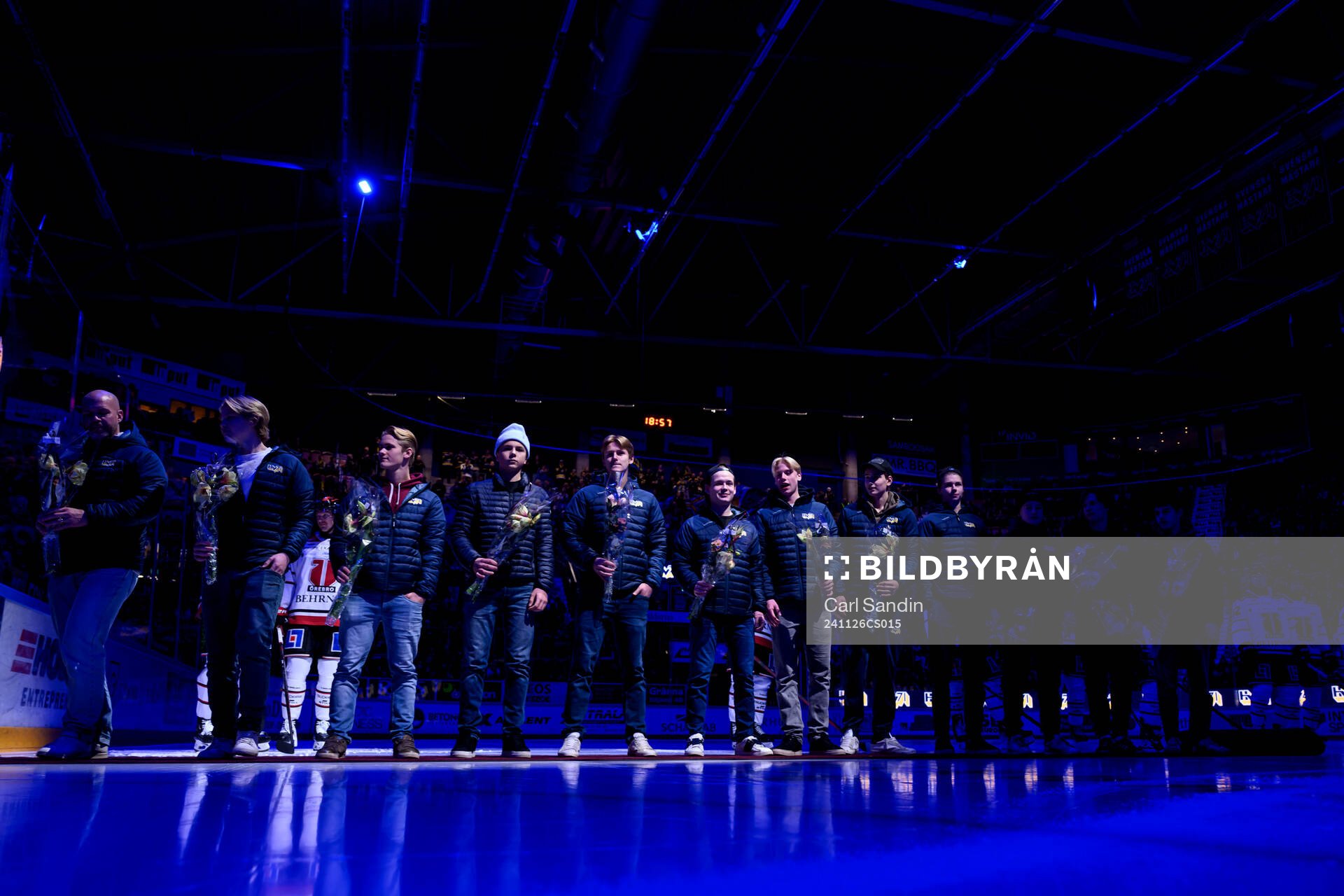 HV71s spelare som vann TV-pucken, hyllas