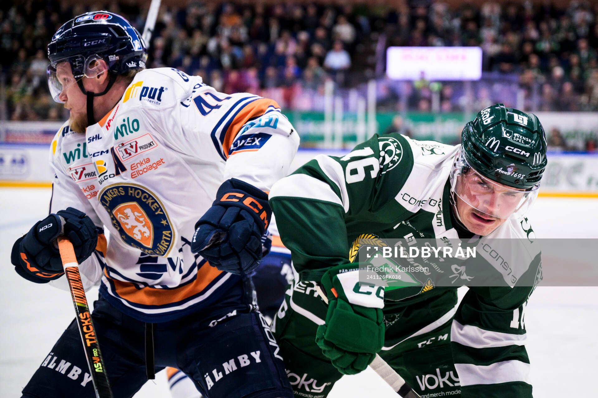 Växjös Ludvig Nilsson och Färjestads Alexander