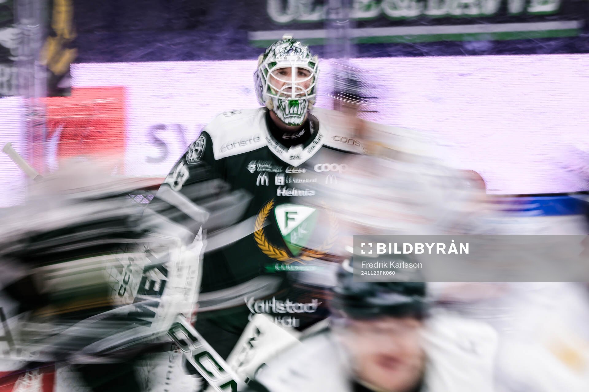 Färjestads målvakt Maxime Lagacé