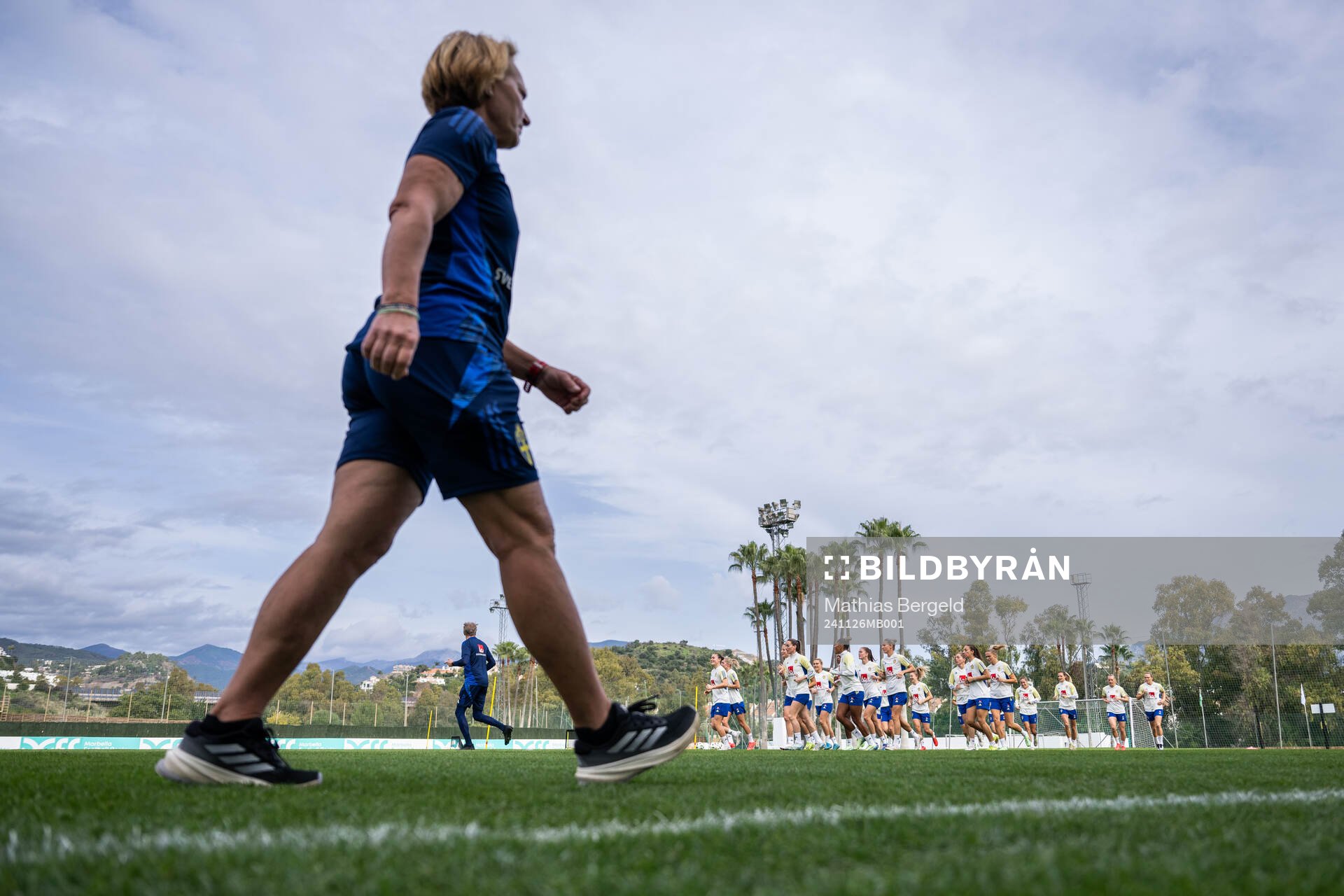 Players of the Swedish women's national football team