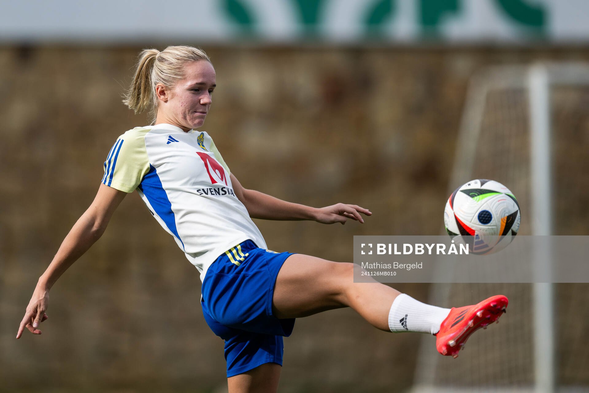 Hanna Lundkvist of the Swedish women's national football