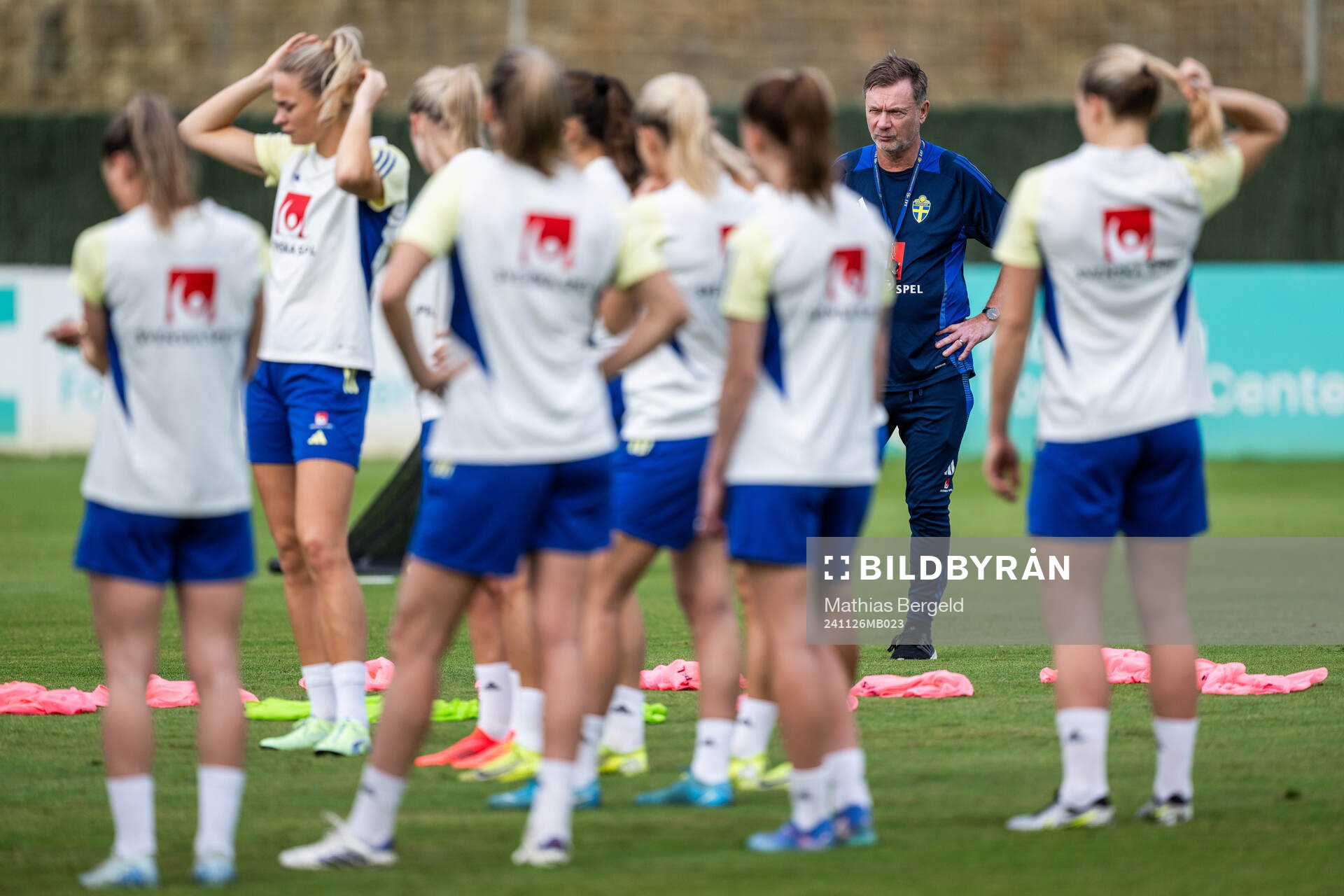 Head coach Peter Gerhardsson of the Swedish women's