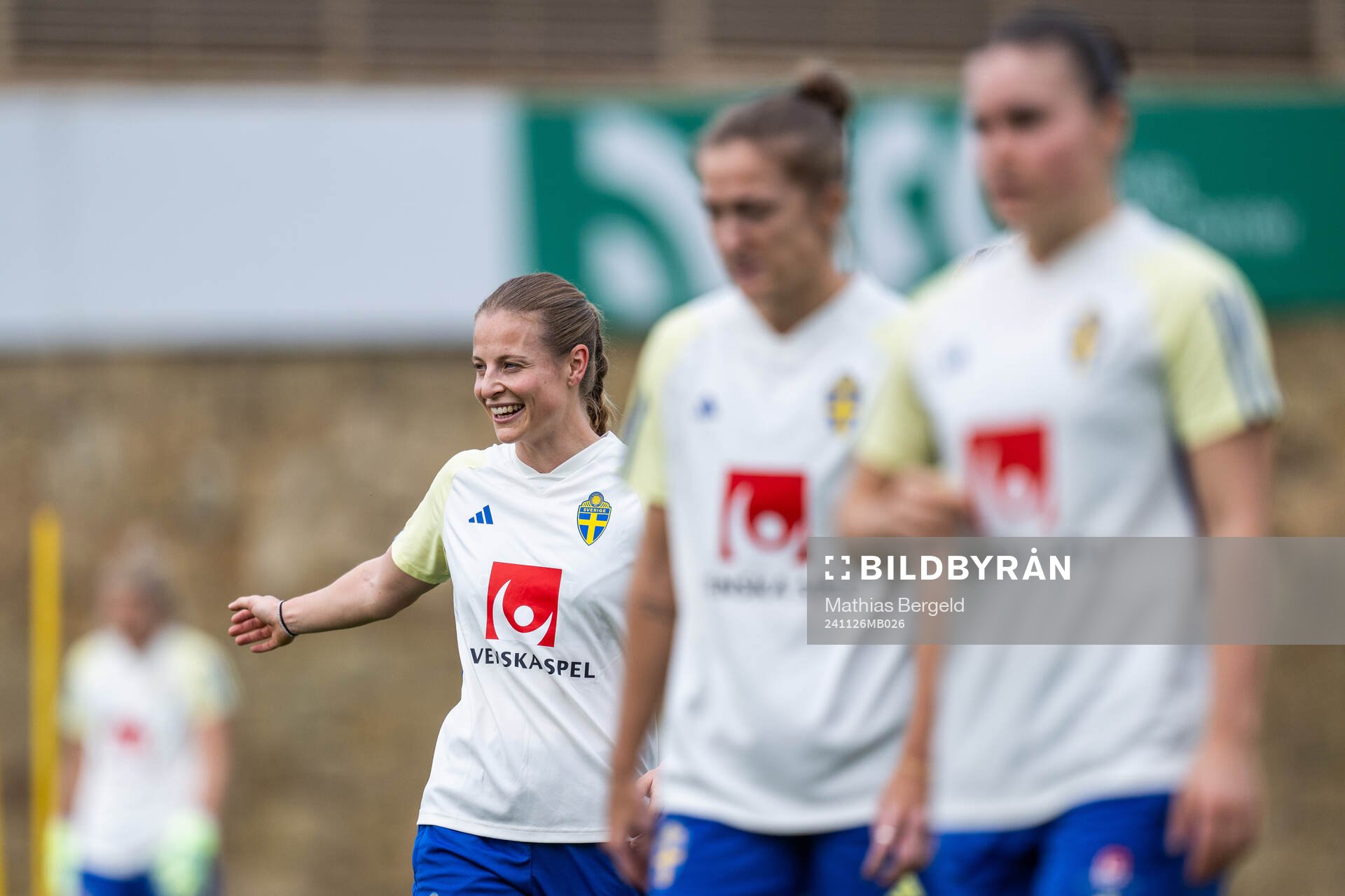 Anna Anvegård of the Swedish women's national football team