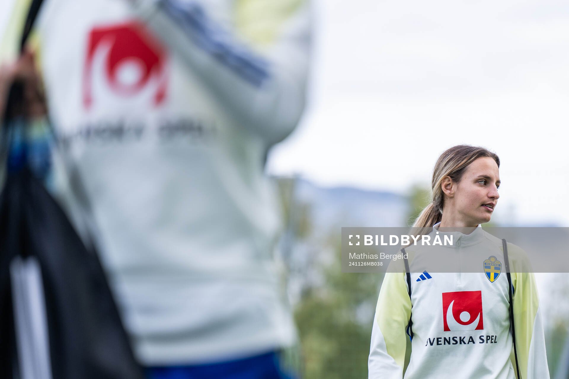 Nathalie Björn of the Swedish women's national football