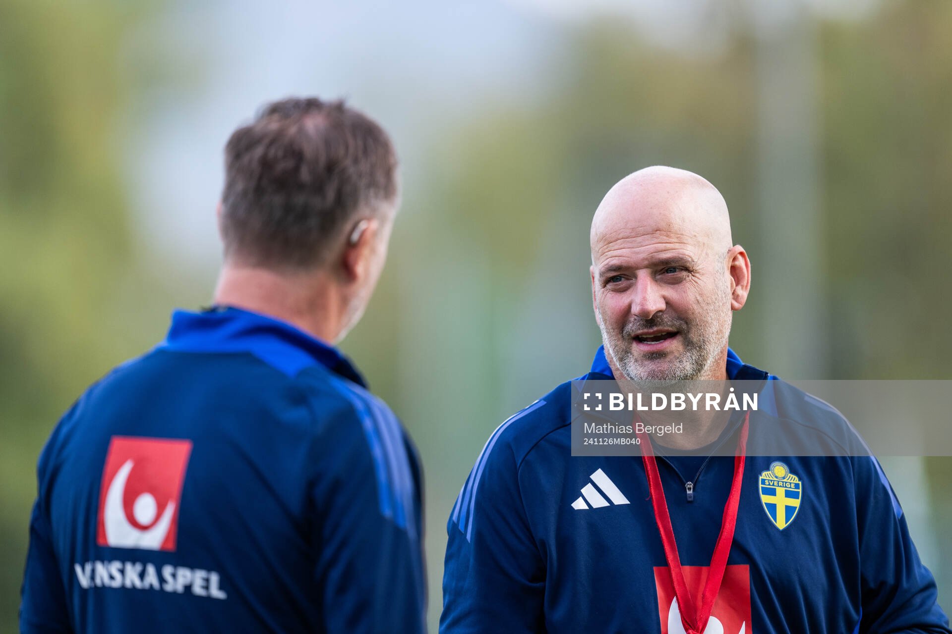 Head coach Peter Gerhardsson and assistant coach Magnus