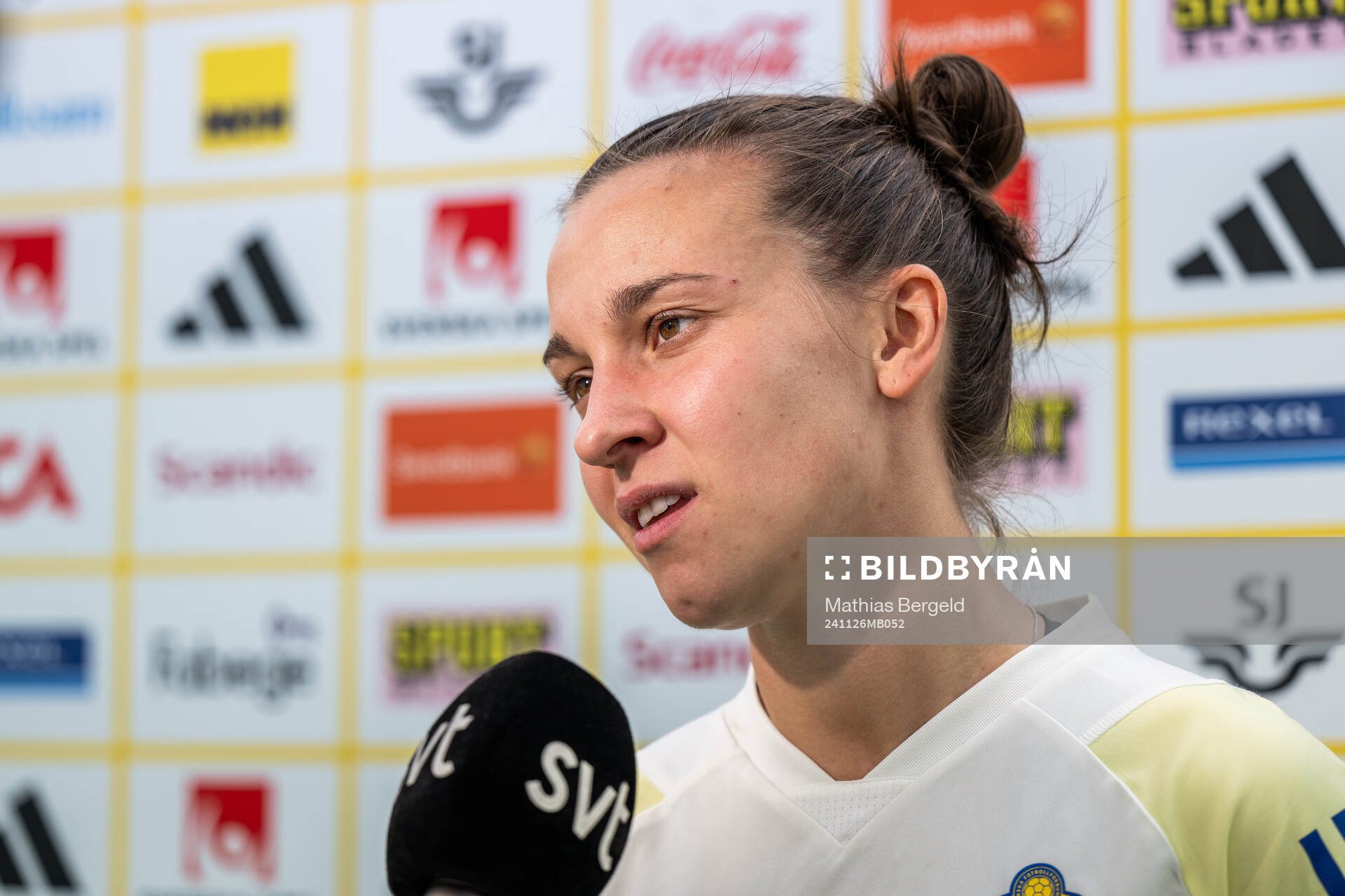Julia Zigiotti Olme of the Swedish women's national