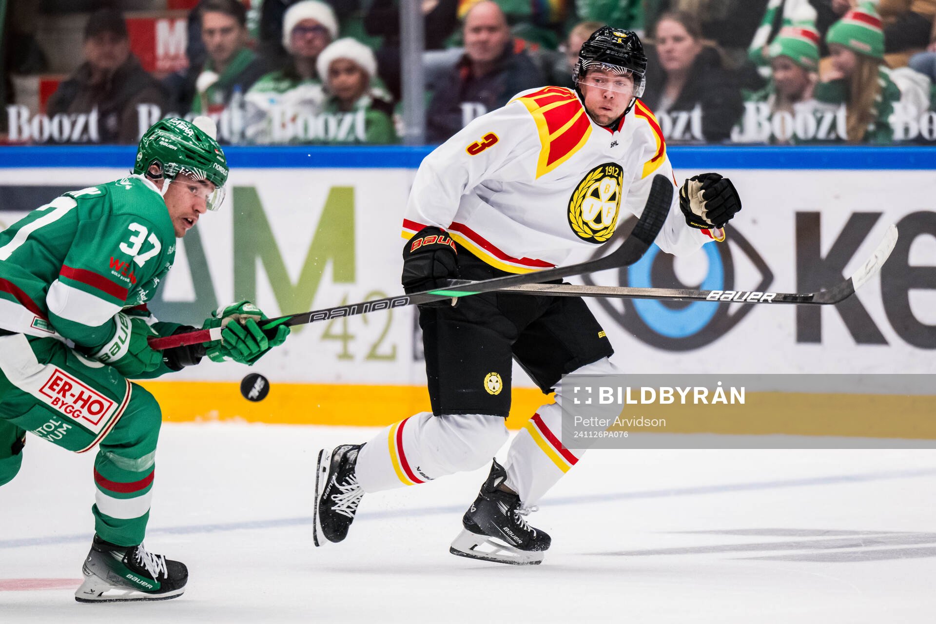 Rögles Albin Sundsvik och Brynäs Christian Djoos