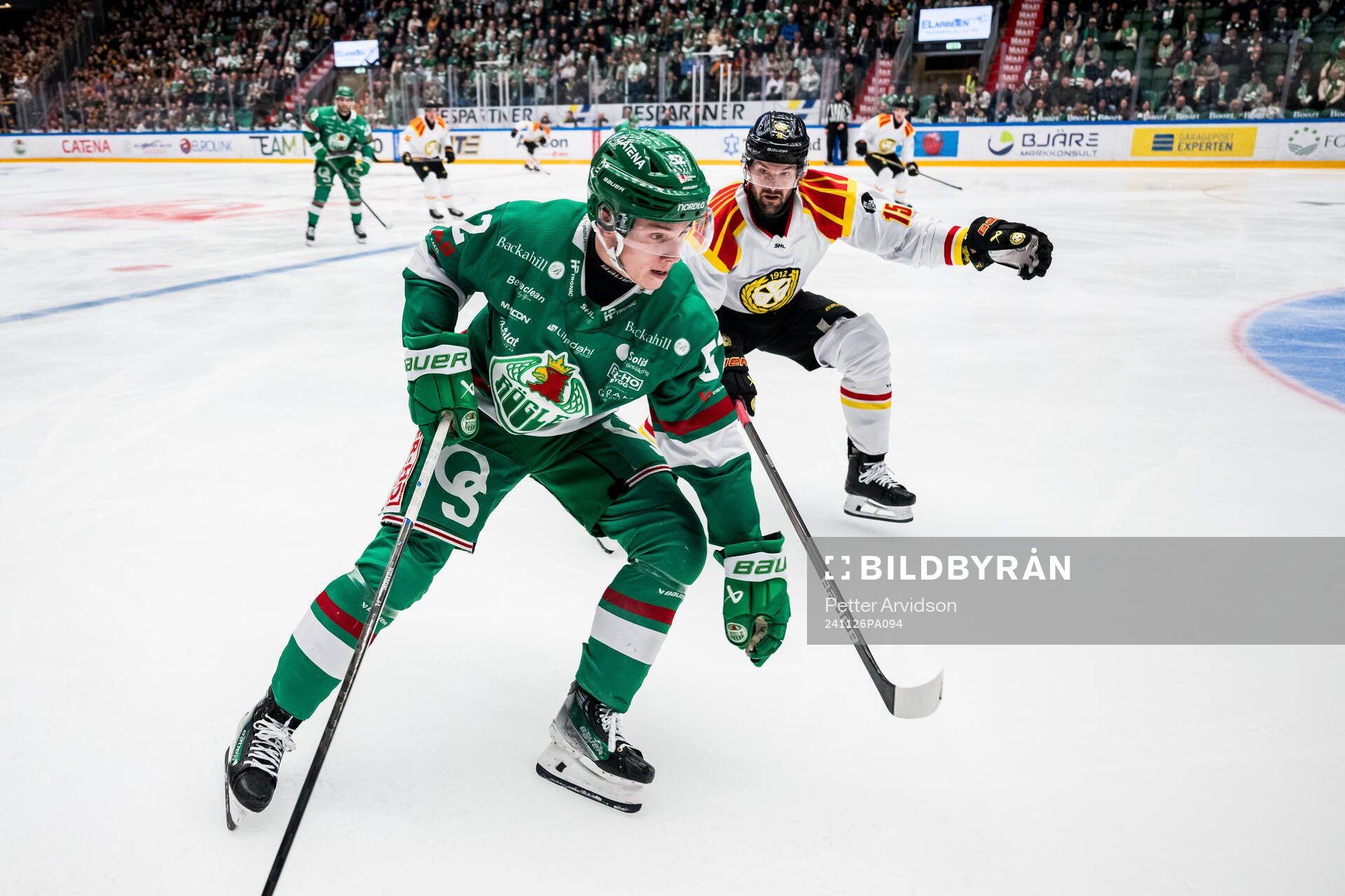 Rögles Felix Nilsson och Brynäs Simon Bertilsson
