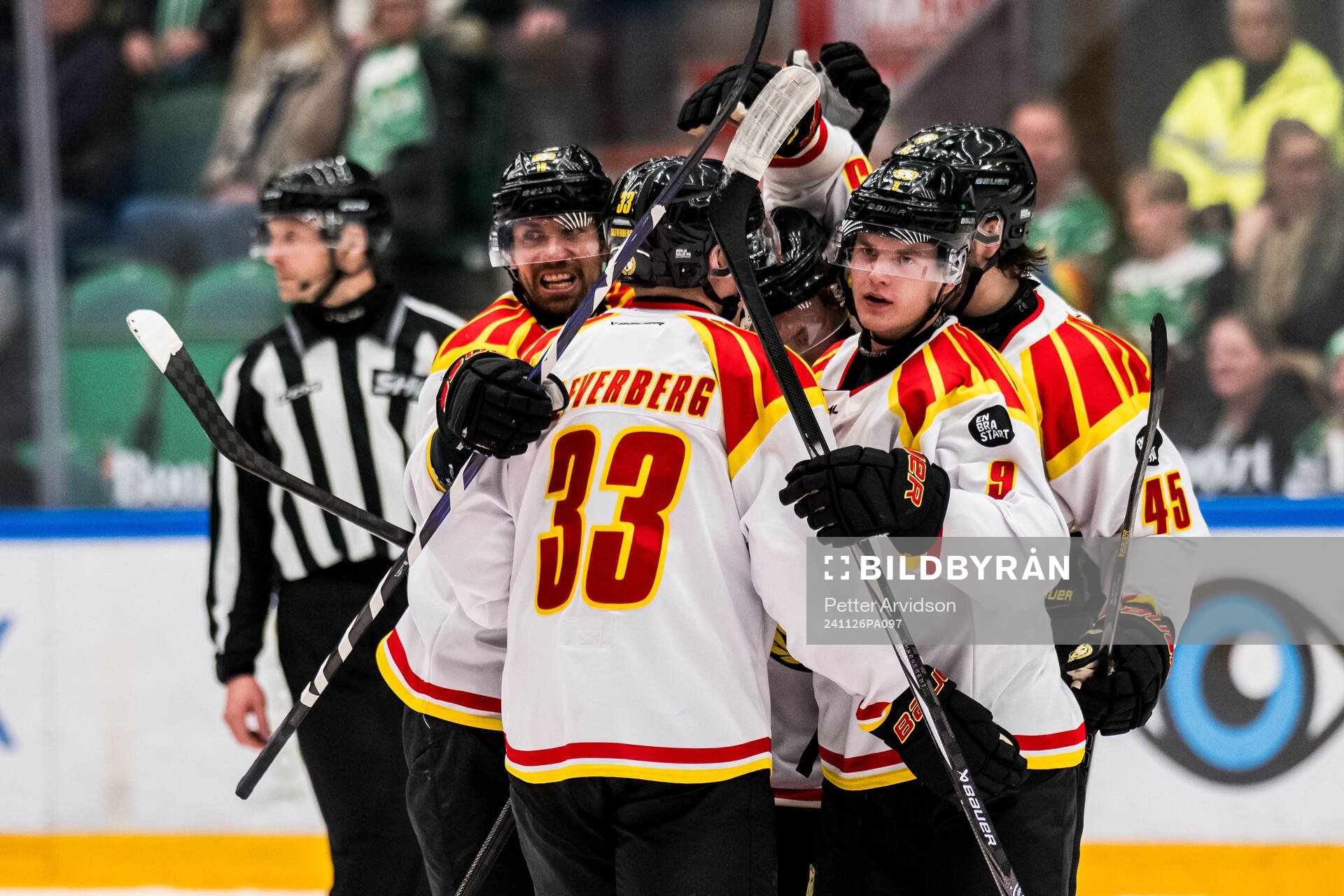 Brynäs Victor Söderström jublar