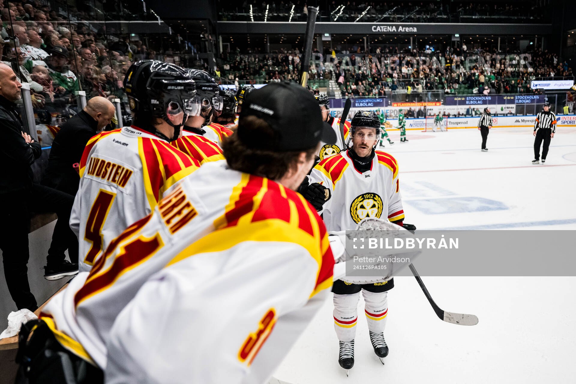 Brynäs Jordan Schroeder jublar