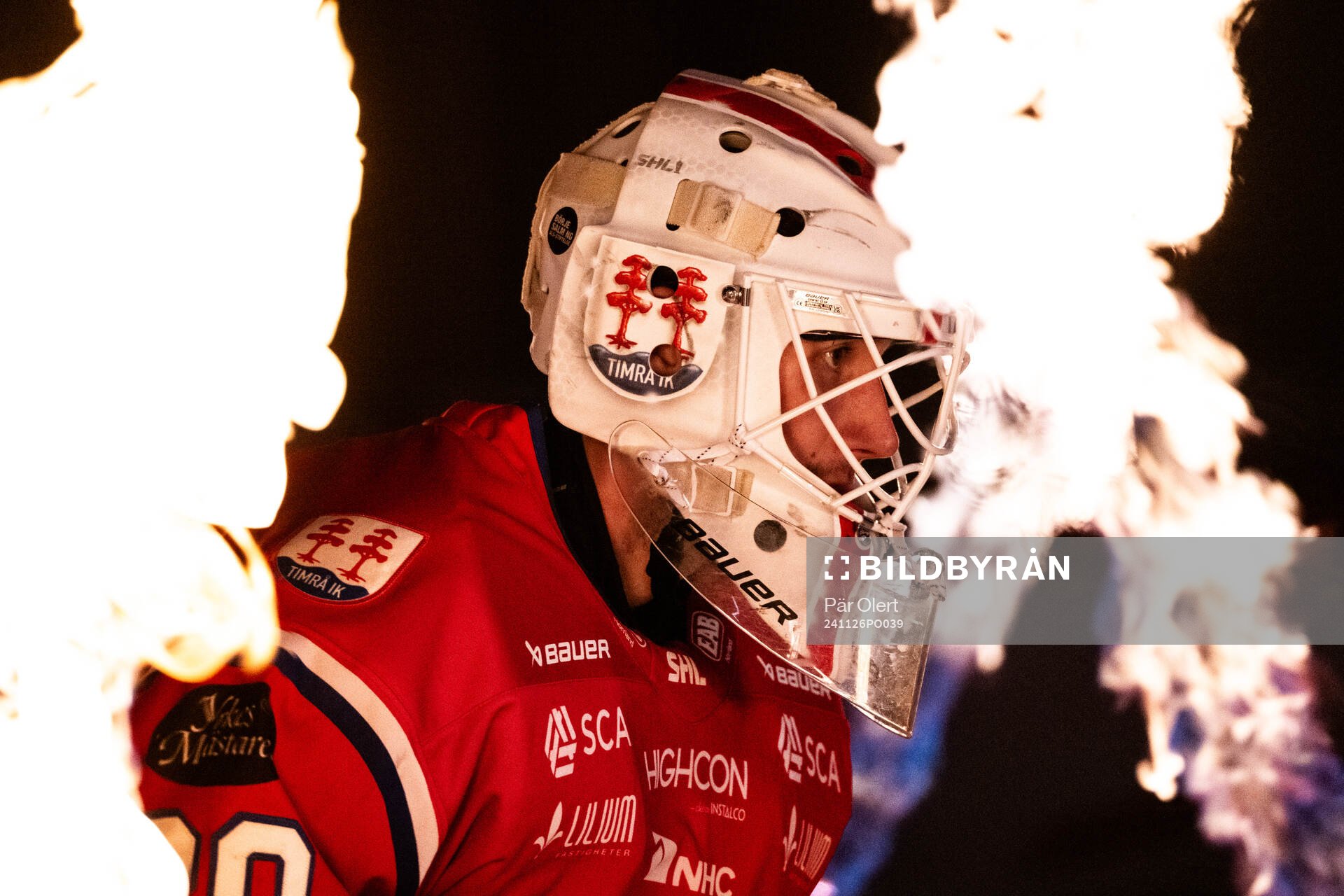 Timrås målvakt Jacob Johansson
